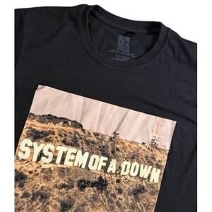 System Of A Down SOAD Band T Shirt Large Black Rock Metal Graphic Tee